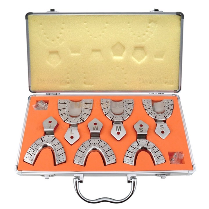 Stainless Steel Dental Implant Impression Teeth Tray S/M/L Autoclavable